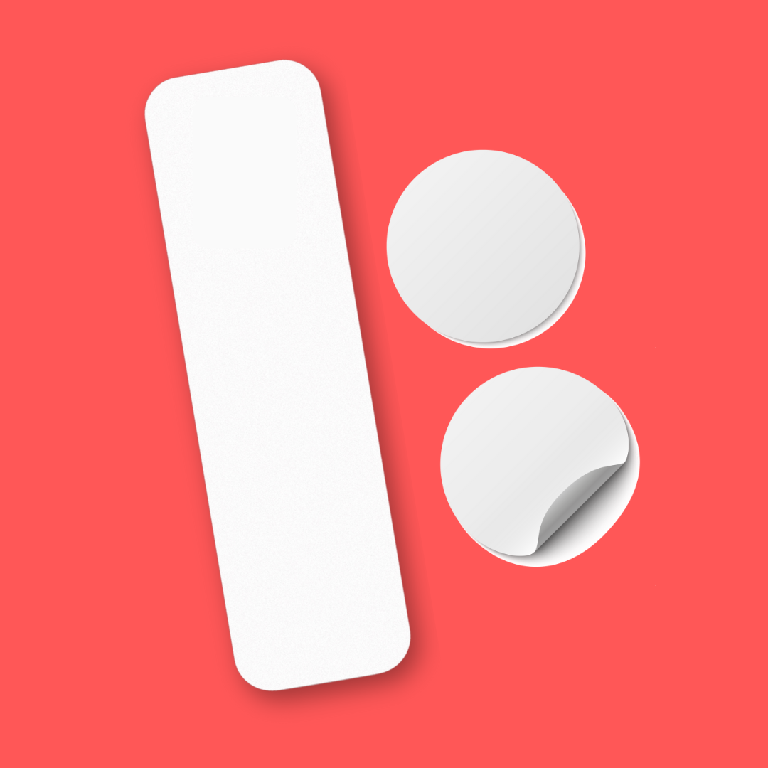 Bookmark Outline and 2 Sticker Outlines to show items in Starter Tier